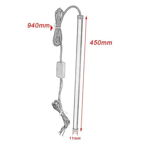 Feu Arrière Bande LED Café Racer 45 cm